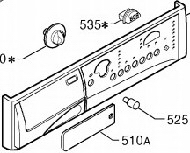 Slika proizvoda panel maska ELECTROLUX AEG ZANUSSI EW1289
