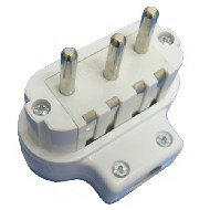 Slika proizvoda UNIV utikac trofazni L BELI