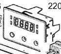 ste ELECTROLUX AEG ZANUSSI PCB sat programski tajmer